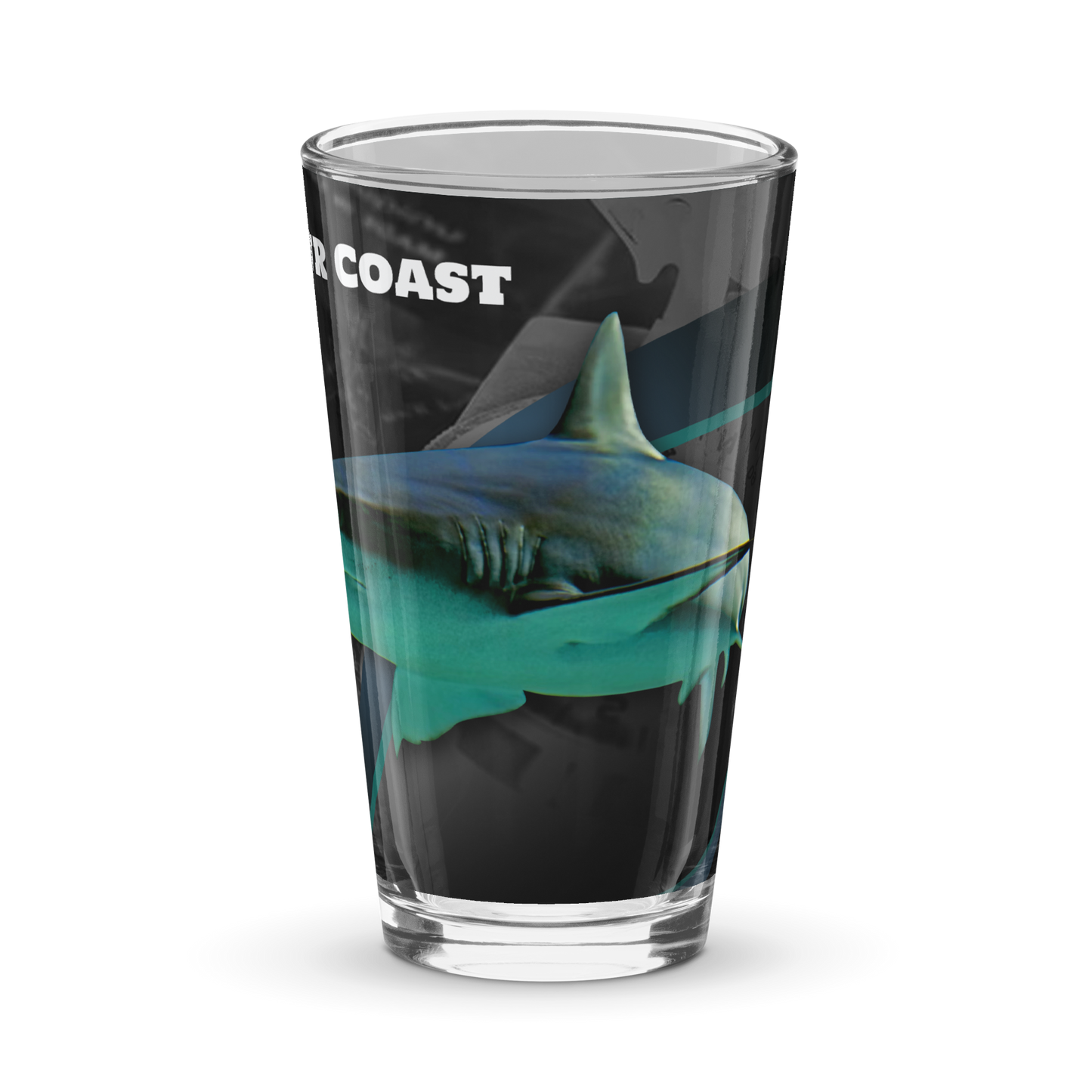 Find Your Coast® Shark Shaker Pint Glass