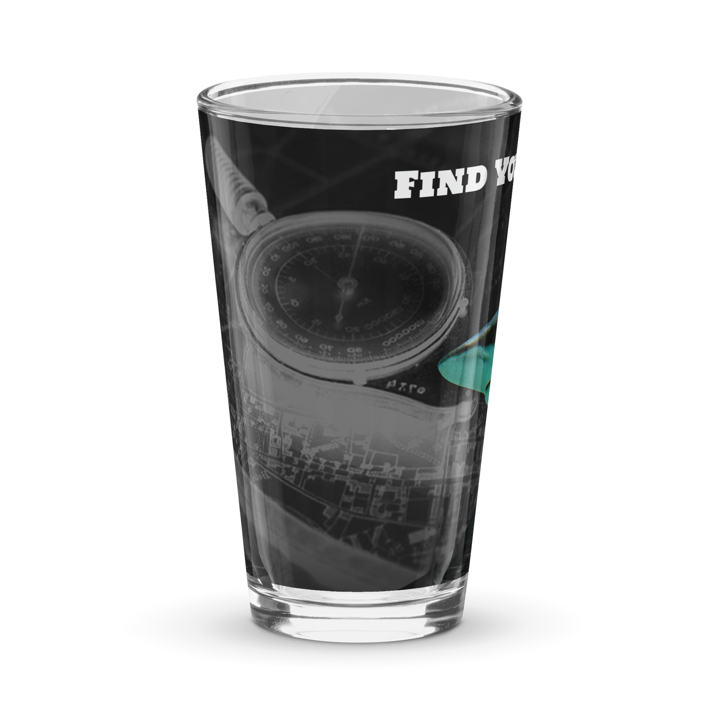 Find Your Coast® Shark Shaker Pint Glass