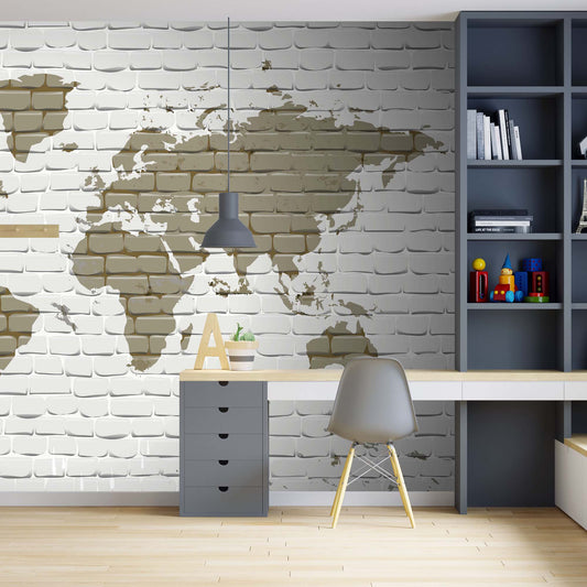 World of Street Art Map Mural For Creative Spaces