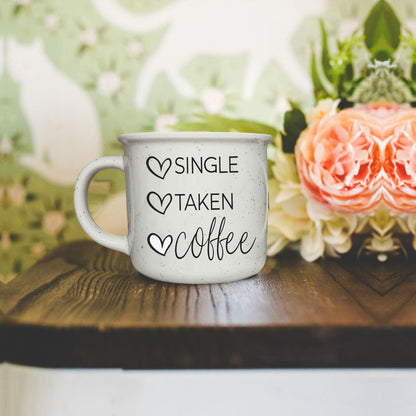 Single Taken Coffee 14.5oz Ceramic Campfire Mug