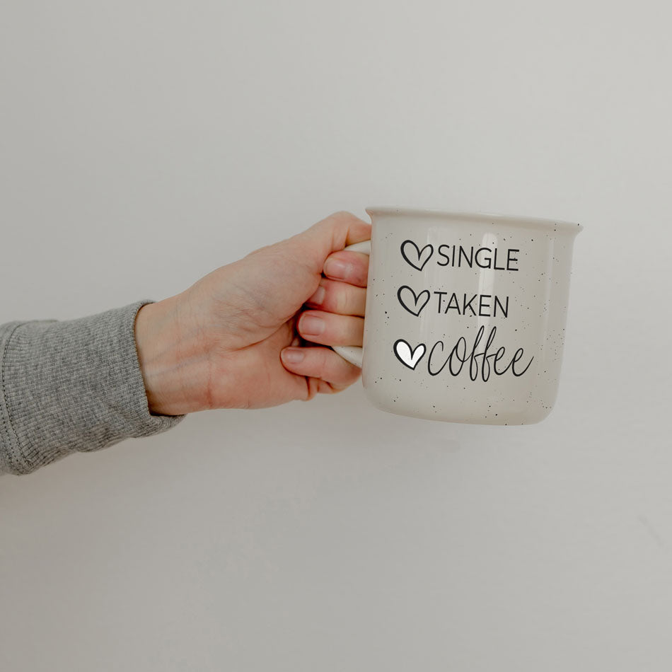 Single Taken Coffee 14.5oz Ceramic Campfire Mug