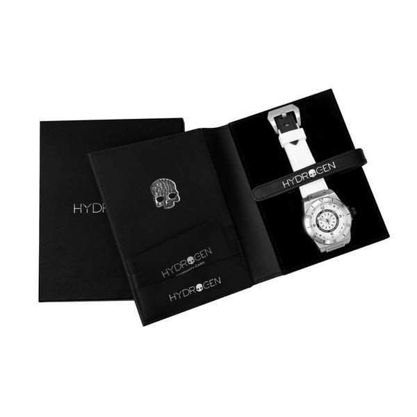 Sportivo Silver White Premium Silicone Timepiece