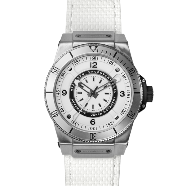 Sportivo Silver White Premium Silicone Timepiece