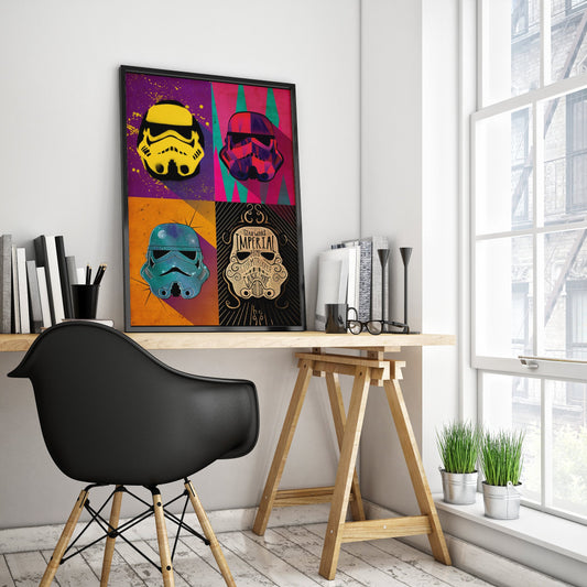 Starwars Poster Printed on High Quality Satin Paper