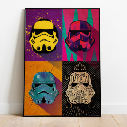 Starwars Poster Printed on High Quality Satin Paper