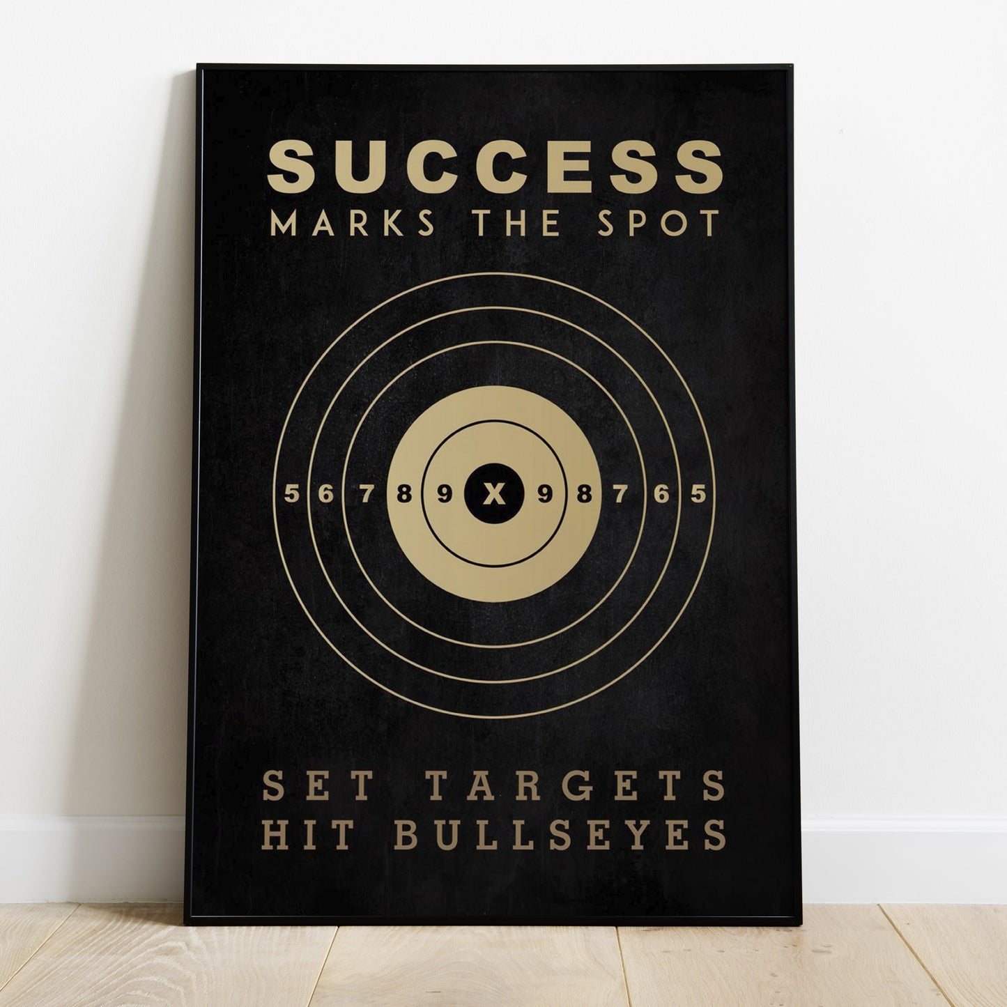 Success Marks the Spot Poster on Quality Satin Paper