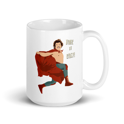 Take It Easy, Nacho Libre, El Luchador Mascarado Mug