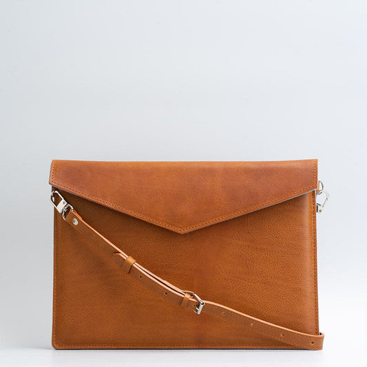 Leather Bag with Adjustable Strap for MacBook 51 Inches