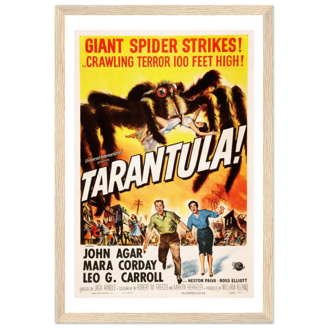 Tarantula - 50s Sci-Fi Horror Movie Poster for Retro Decor