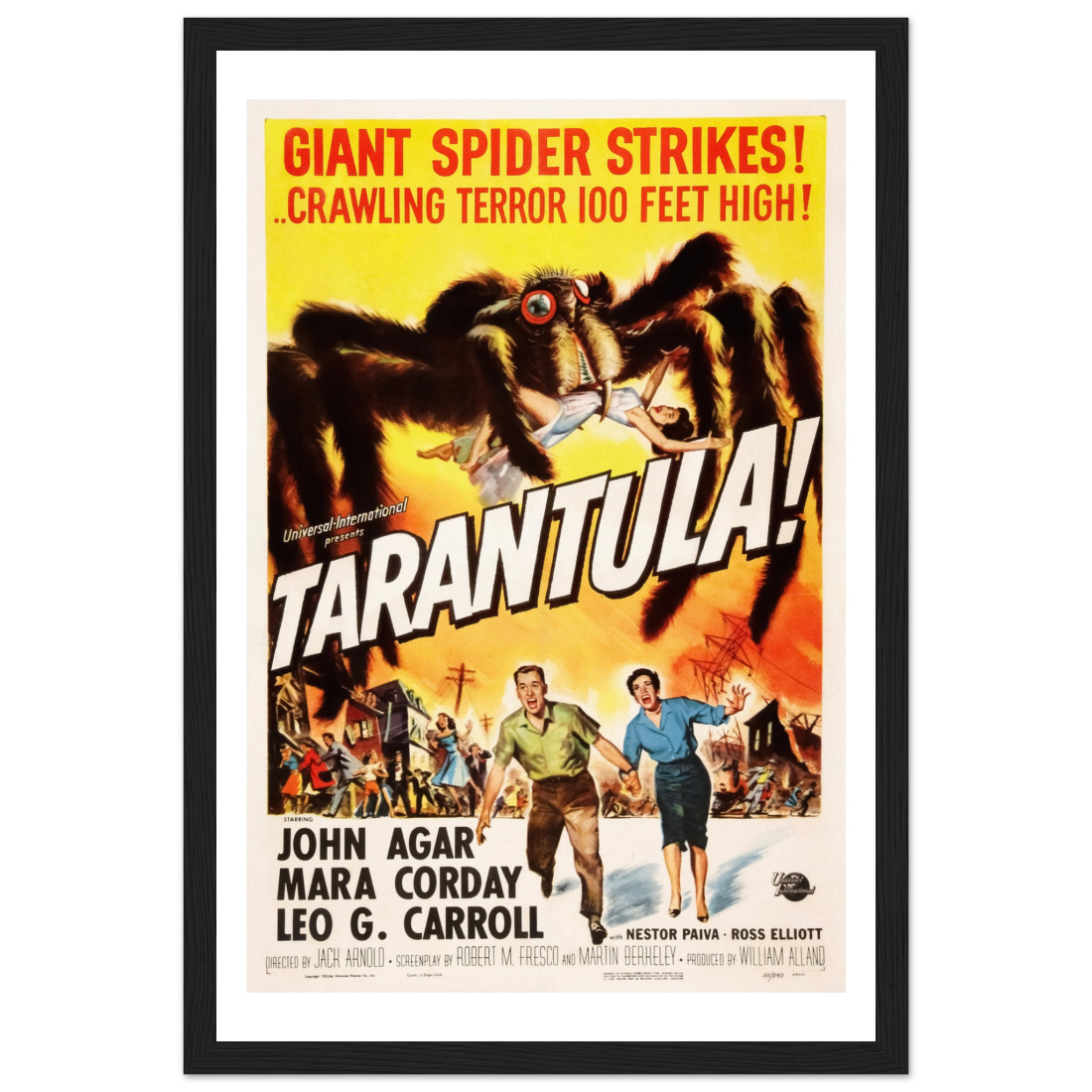 Tarantula - 50s Sci-Fi Horror Movie Poster for Retro Decor