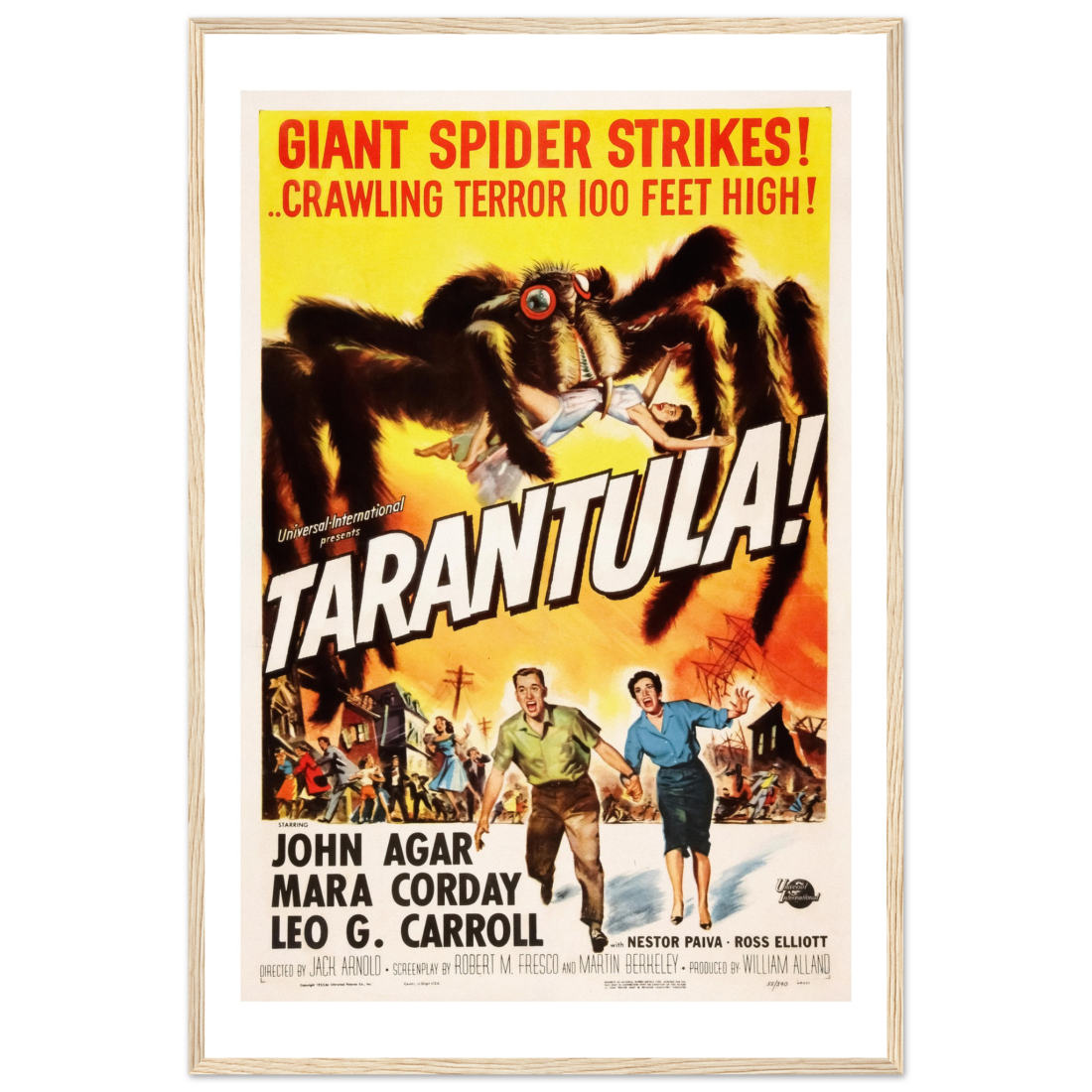 Tarantula - 50s Sci-Fi Horror Movie Poster for Retro Decor