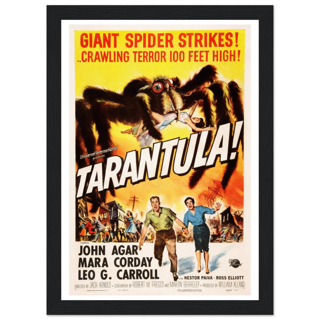 Tarantula - 50s Sci-Fi Horror Movie Poster for Retro Decor