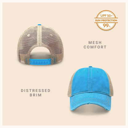 Vintage Mesh Trucker Cap for Outdoor Comfort and Style