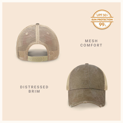 Vintage Mesh Trucker Cap for Outdoor Comfort and Style