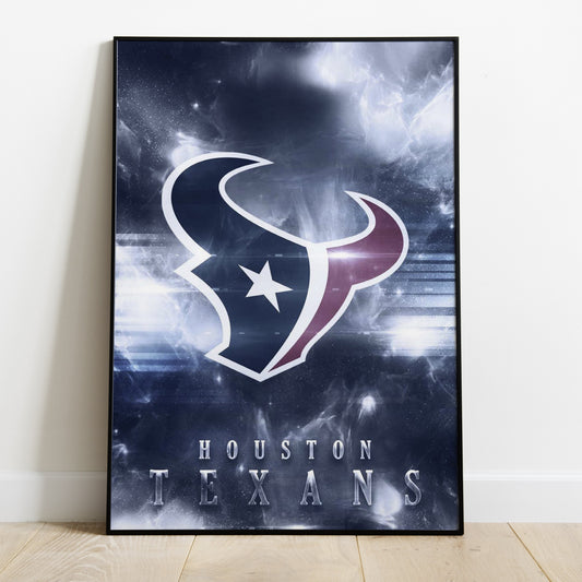 Houston Texans Poster on Quality Satin Paper