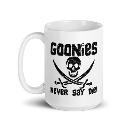 The Goonies Never Say Die Distressed Mug