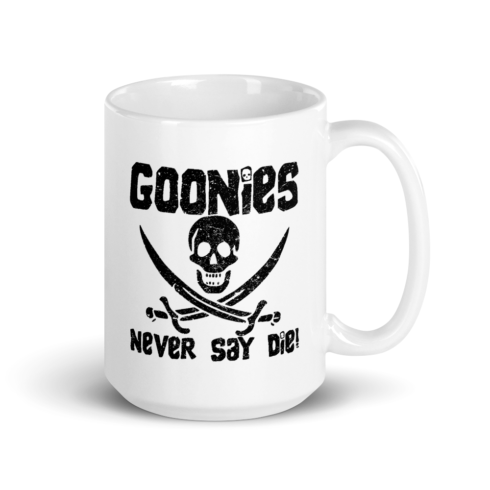 The Goonies Never Say Die Distressed Mug