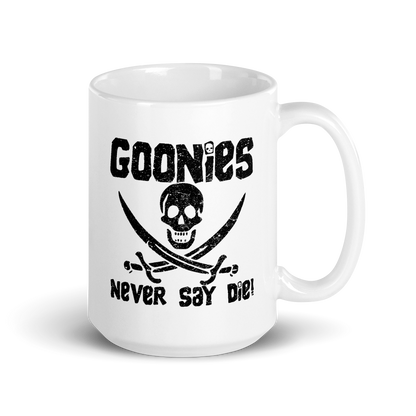 The Goonies Never Say Die Distressed Mug