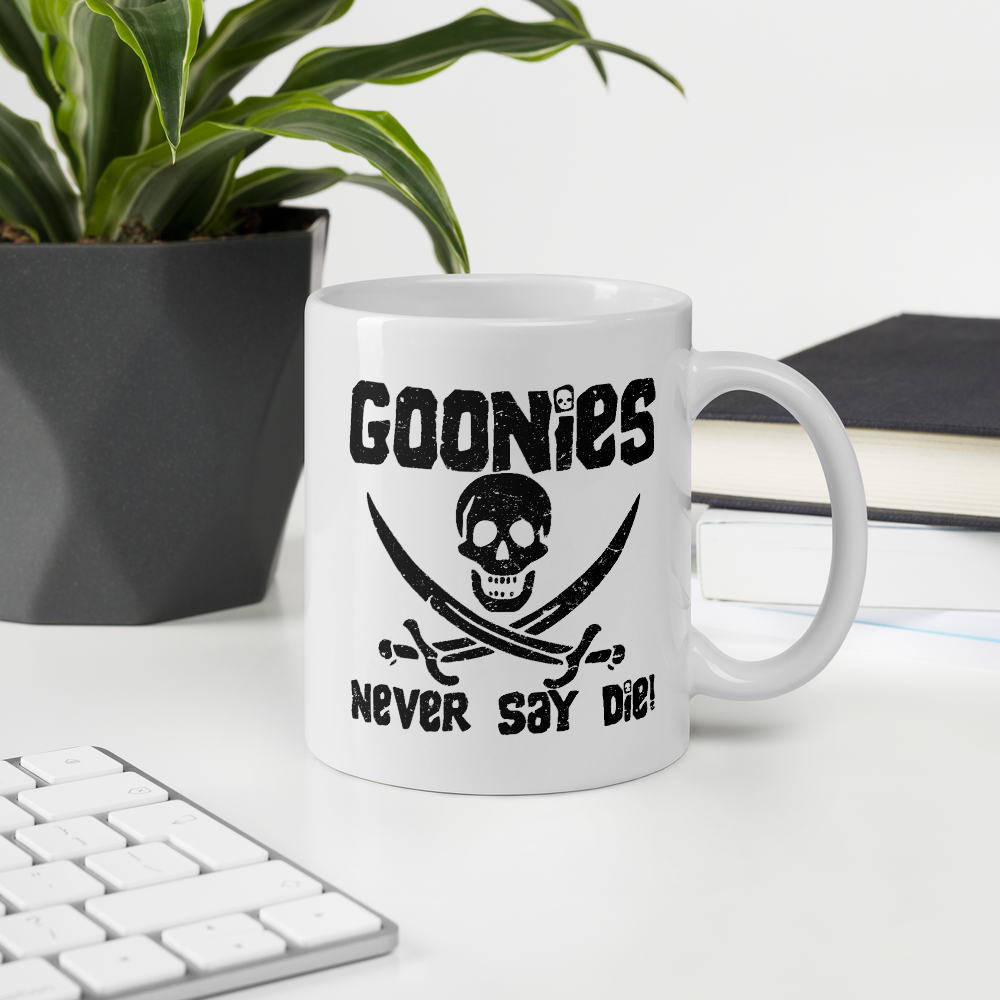 The Goonies Never Say Die Distressed Mug