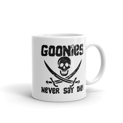 The Goonies Never Say Die Distressed Mug