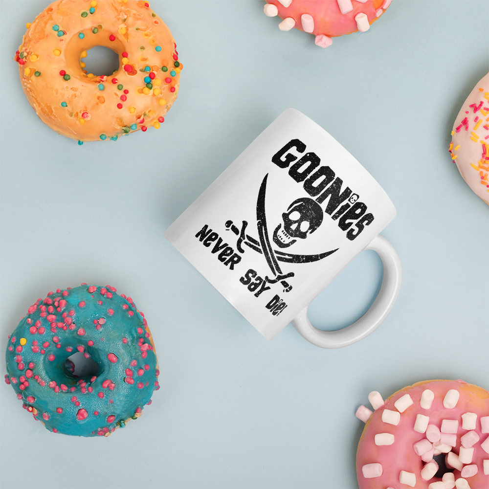 The Goonies Never Say Die Distressed Mug