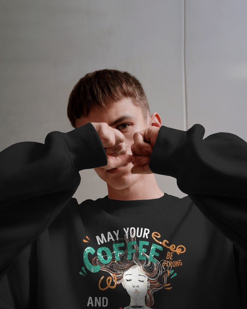 May your coffee be strong Unisex Heavy Blend™ Crewneck Sweatshirt - StyleMZ