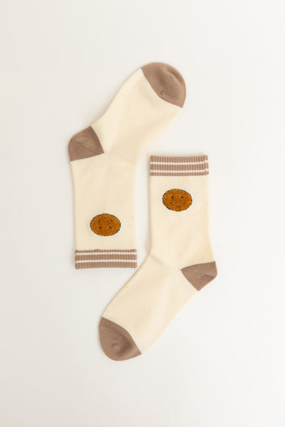 Threaded Smiles Crew Socks for All-Day Comfort and Style