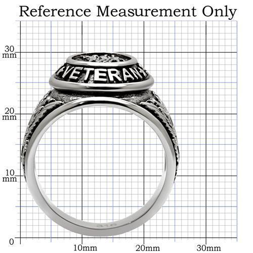 TK414704 High Polished Stainless Steel Ring with Epoxy