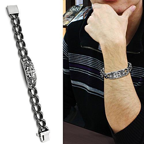 TK437 Stainless Steel Bracelet - High Polished Finish