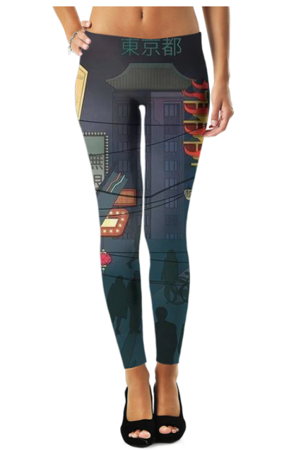 Tokyo Leggings with Breathable Fabric and Compression Fit