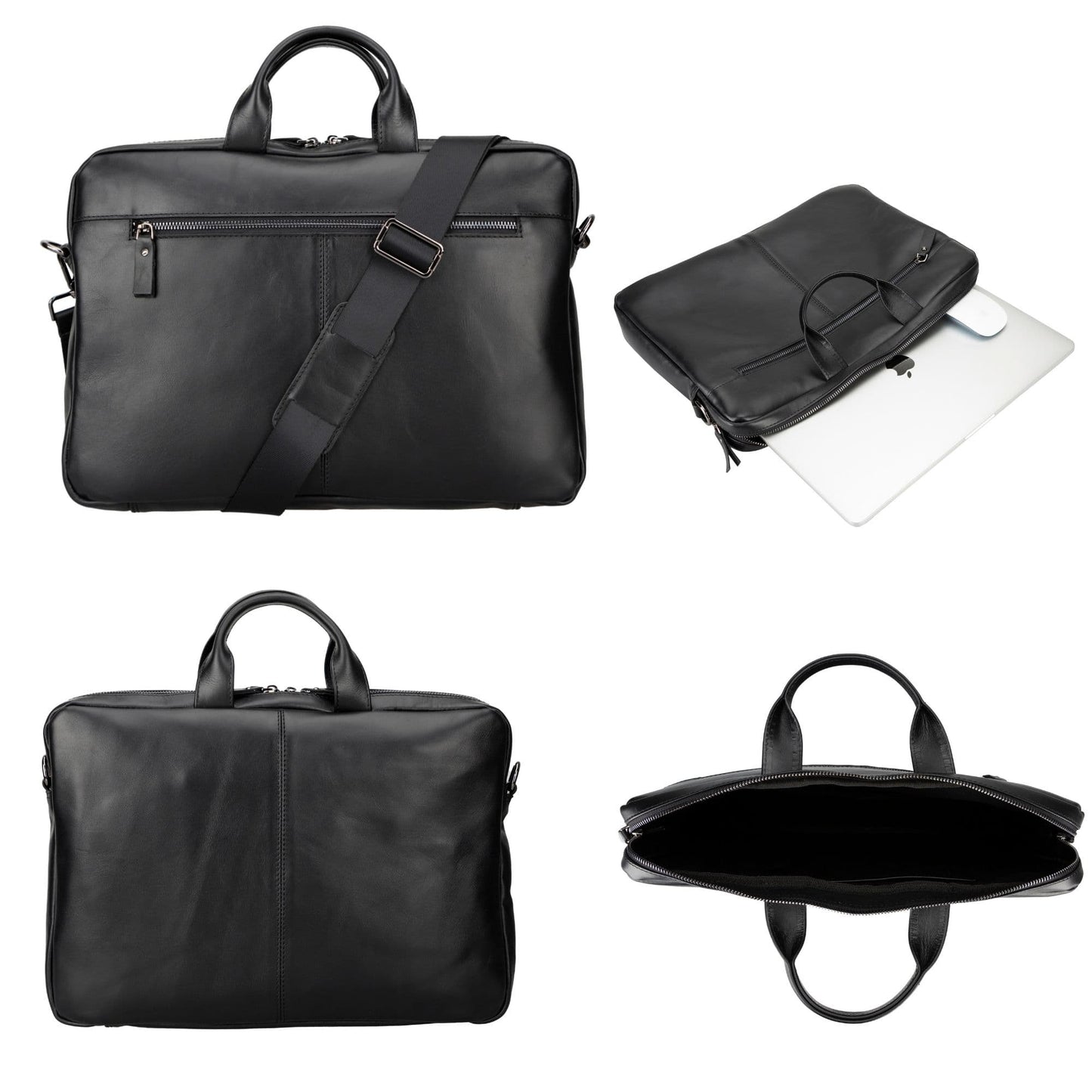 Afton MacBook Leather Sleeve and Bag with RFID Protection