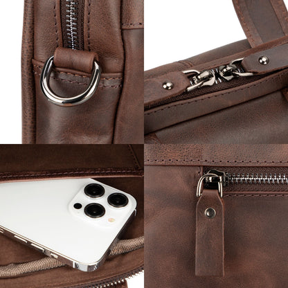 Afton MacBook Leather Sleeve and Bag with RFID Protection