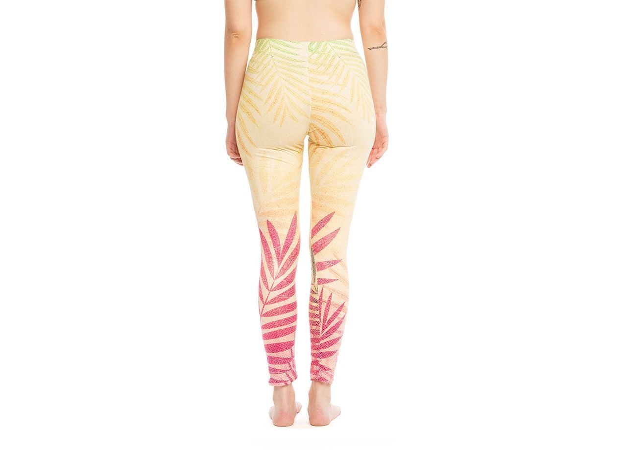 Tropical Vibes Leggings for Comfort and Style in Workouts