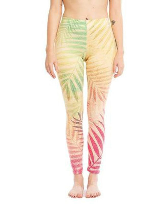 Tropical Vibes Leggings for Comfort and Style in Workouts