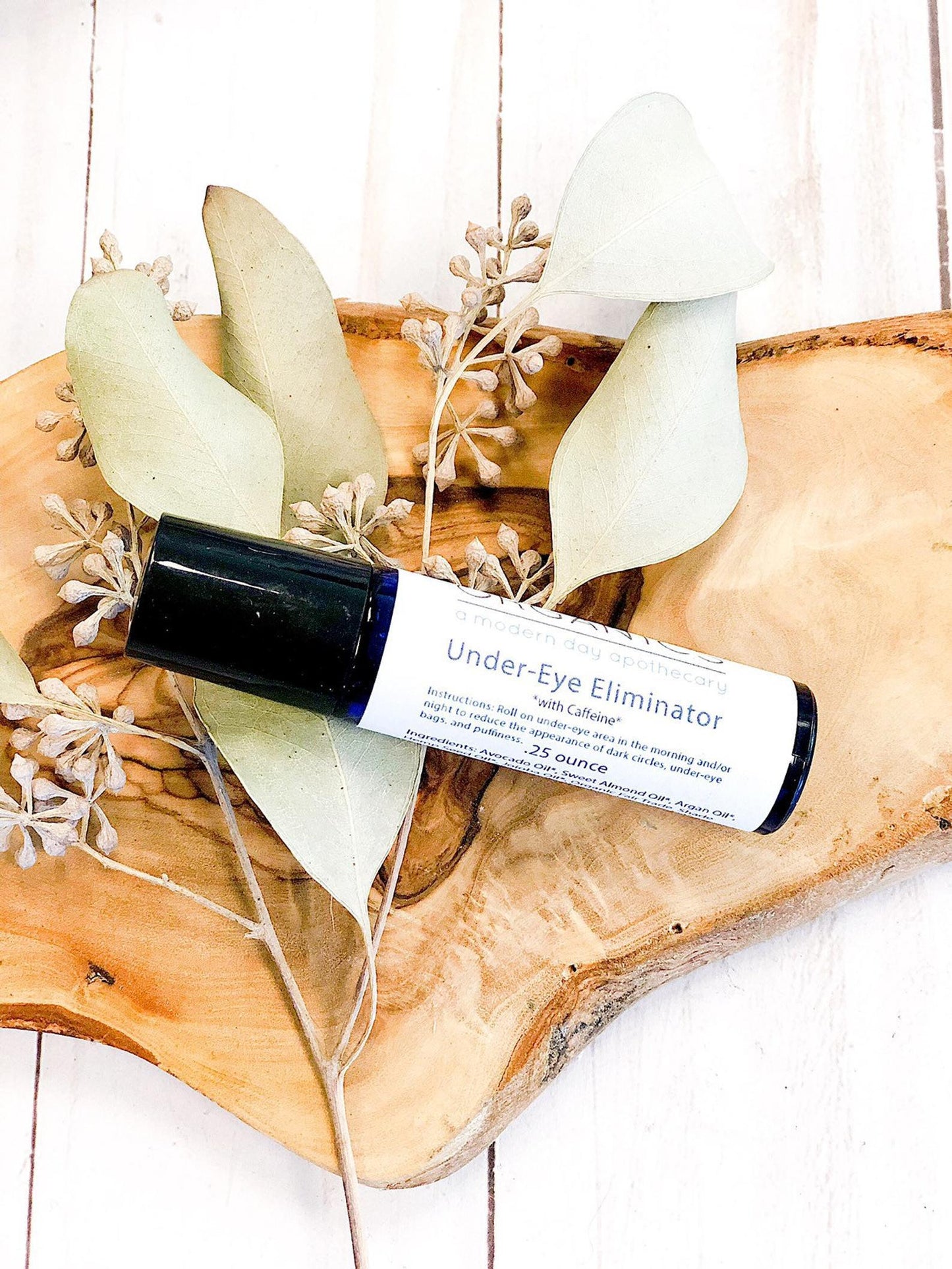 Organic Caffeinated Under Eye Serum for Dark Circles