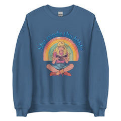 Korea -  She reads the bible Unisex Sweatshirt  - StyleMZ