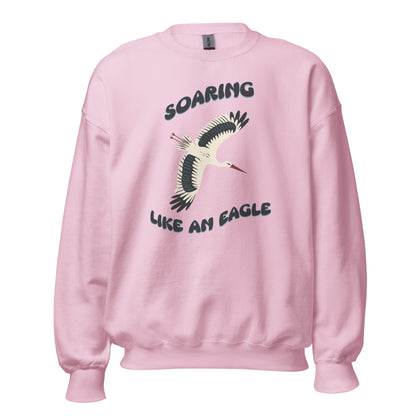 StyleMZ -  Soring like an eagle Unisex Sweatshirt  - StyleMZ