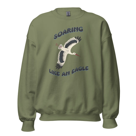 StyleMZ -  Soring like an eagle Unisex Sweatshirt  - StyleMZ