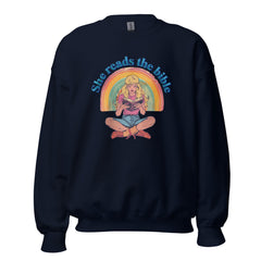 Korea -  She reads the bible Unisex Sweatshirt  - StyleMZ