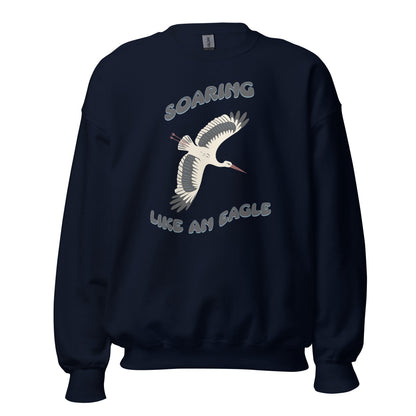 StyleMZ -  Soring like an eagle Unisex Sweatshirt  - StyleMZ