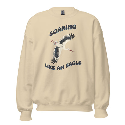 StyleMZ -  Soring like an eagle Unisex Sweatshirt  - StyleMZ