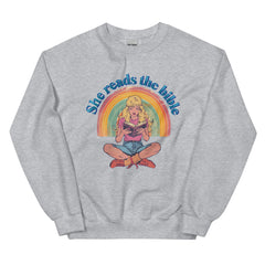 Korea -  She reads the bible Unisex Sweatshirt  - StyleMZ