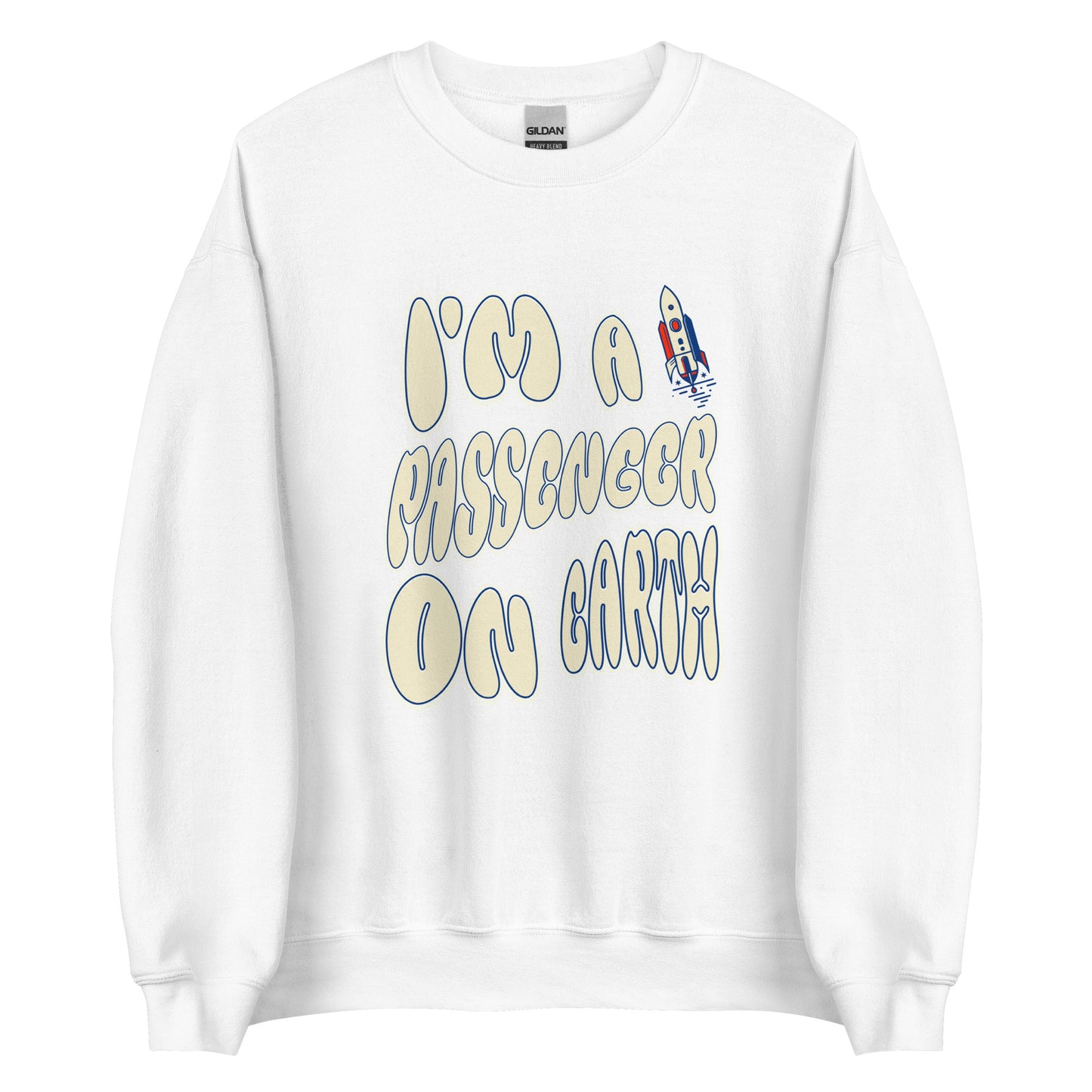 Korea -  I'm a passenger on earth Unisex Sweatshirt  - StyleMZ