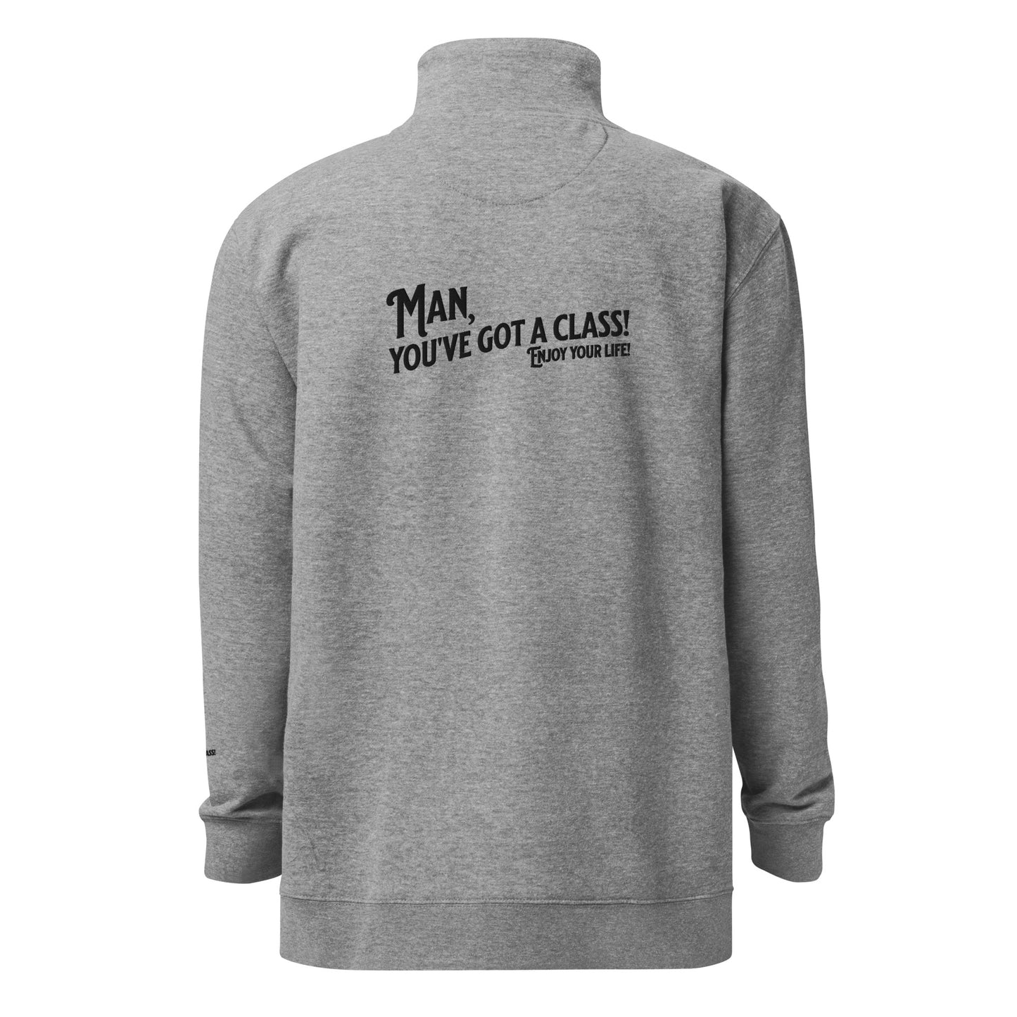 Man, you've got a class Unisex fleece embroidery pullover  - Korea  - StyleMZ