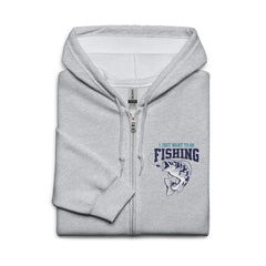 I just want to go fishing Unisex heavy blend zip hoodie  - Korea  - StyleMZ