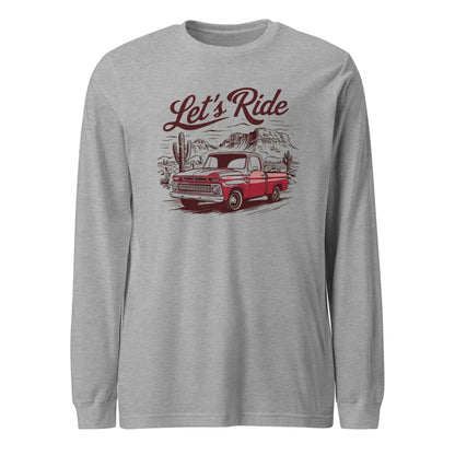 StyleMZ -  Let's ride Unisex Long Sleeve Tee  - StyleMZ