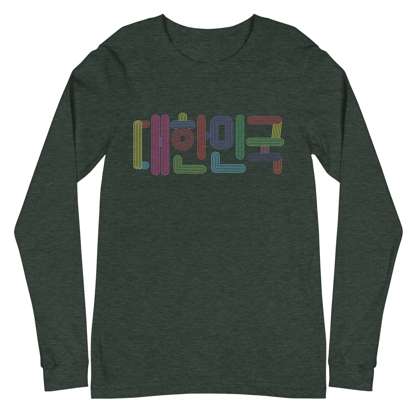 Korea -  Unisex Long Sleeve Tee  - StyleMZ