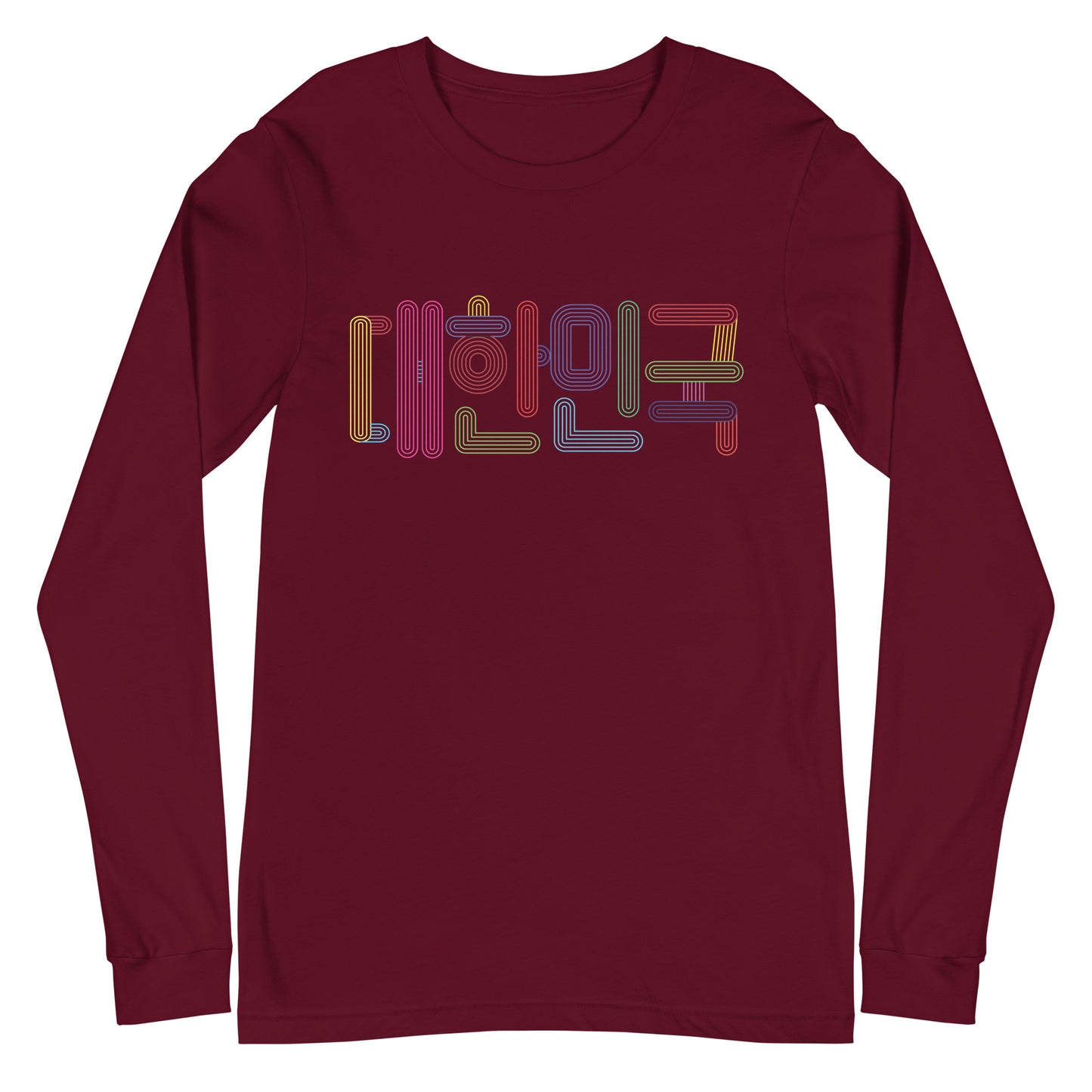 Korea -  Unisex Long Sleeve Tee  - StyleMZ