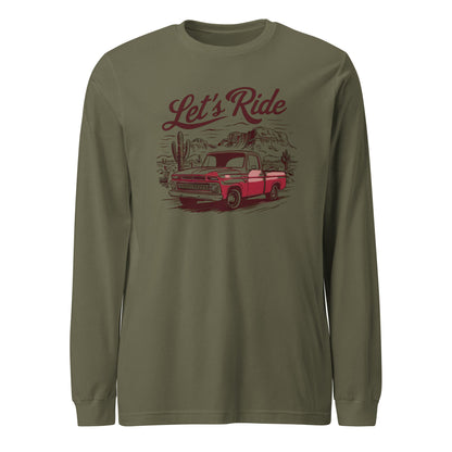 StyleMZ -  Let's ride Unisex Long Sleeve Tee  - StyleMZ