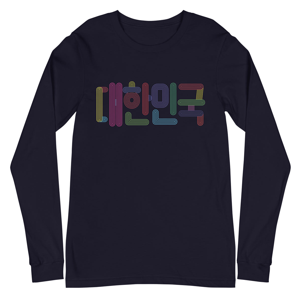 Korea -  Unisex Long Sleeve Tee  - StyleMZ